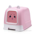 Toilet large space box closed cat litter box